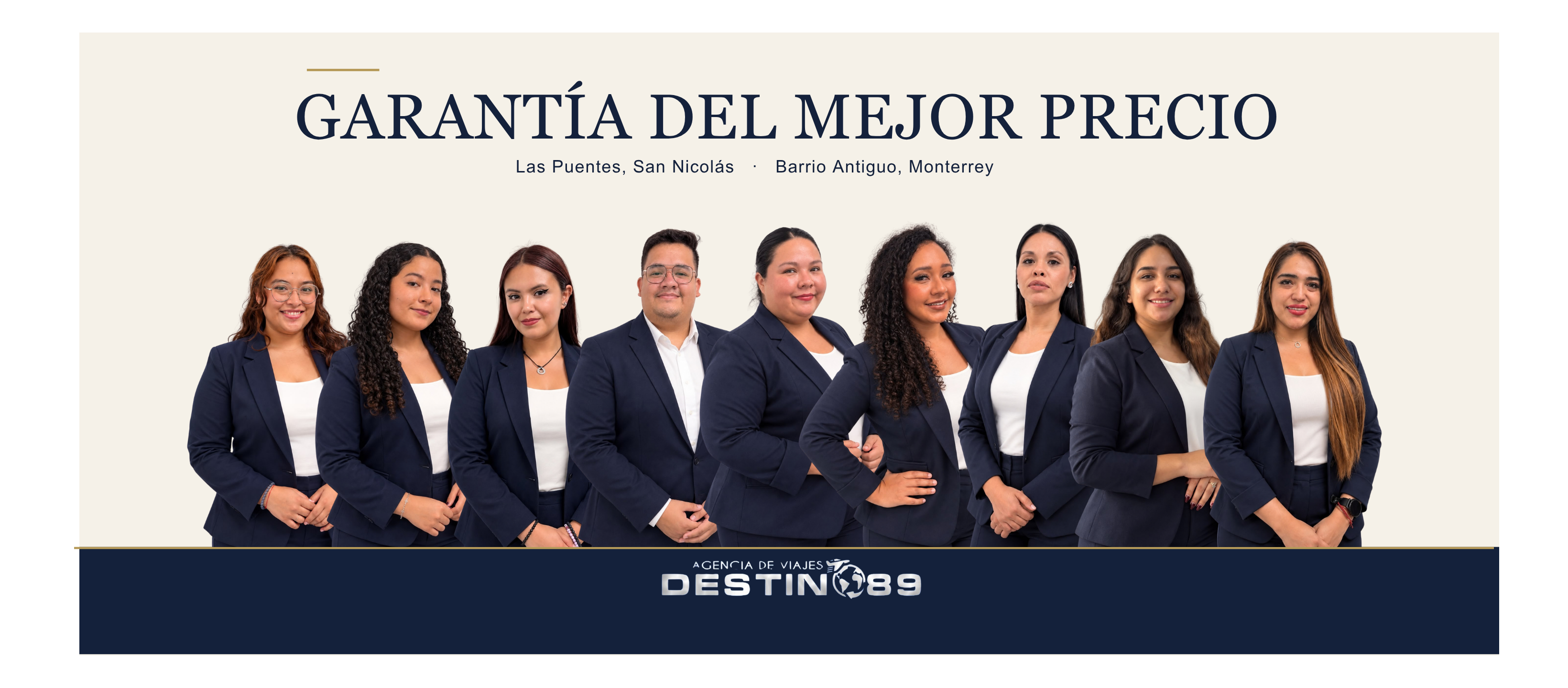 Equipo de Destino 89, agencia de viajes